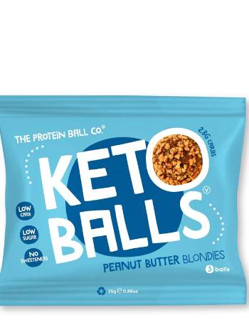 THE PROTEIN BALL KETO PEANUT BUTTER BLONDIES 25G