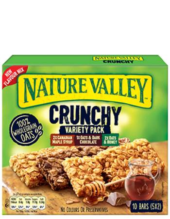NATURE VALLEY CRUNCHY VARIETY PACK (10 BARS)