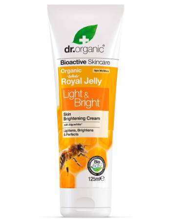 DR ORGANIC ROYAL JELLY LIGHT & BRIGHT 125ML | SKIN TONE CORRECTING CREAM