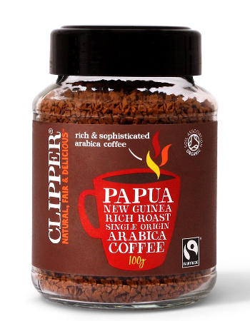 CLIPPER ORGANIC PAPUA GUINEA RICH COFFEE 100G
