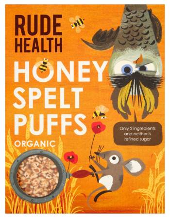 RUDE HEALTH HONEY SPELT PUFFS 175G