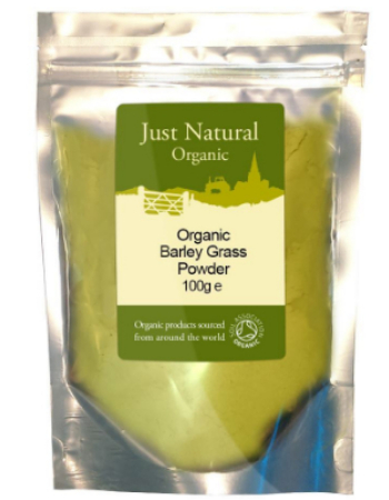 JUST NATURAL BARLEY GRASS POWDER 100G