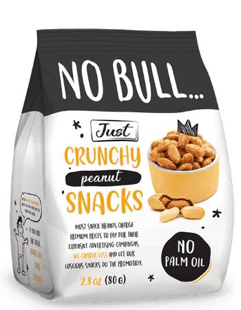 JUST NO BULL PEANUT SNACK 80G