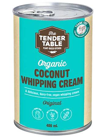 THE TENDER TABLE COCONUT WHIPPING CREAM 400ML