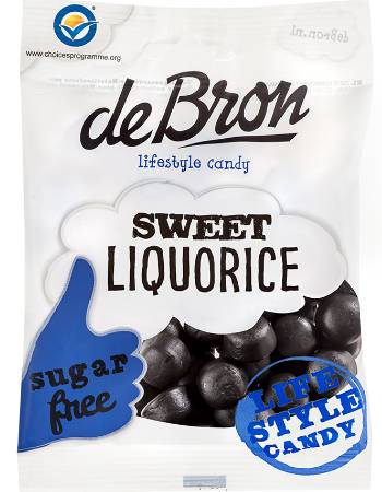 DEBRON SUGAR FREE SWEET LIQUORICE 100G