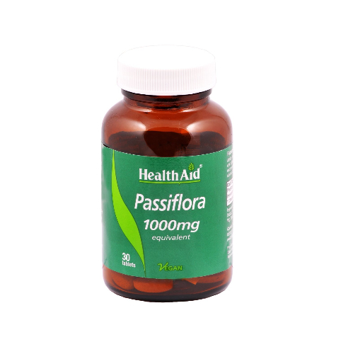 HEALTH AID PASSIFLORA 1000MG 30 TABLETS