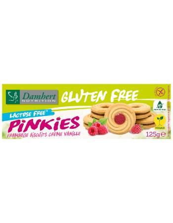 DAMHERT PINKIES RASPBERRY VANILLA BISCUIT 125G