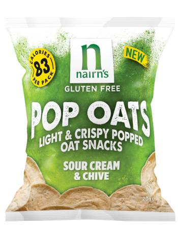 NAIRNS SOUR CREAM AND CHIVE POP OATS 20G