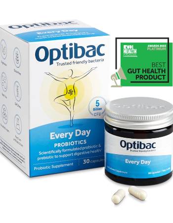 OPTIBAC EVERY DAY PROBIOTICS | 30 CAPSULES - 1 MONTH'S SUPPLY