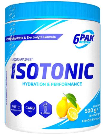 6PAK ISOTONIC LEMON 500G