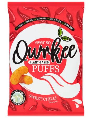 QWRKEE GUT FRIENDLY SWEET CHILLI PUFFS 80G