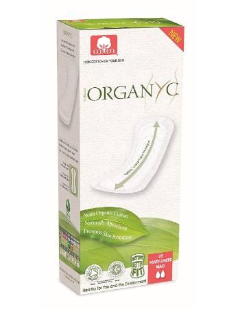 ORGANYC PANTY LINERS MAXI FLAT 20