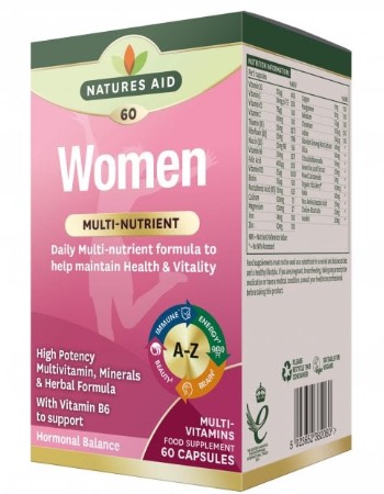 NATURES AID WOMEN MULTIVITAMIN & MINERALS  (60 TABLETS)