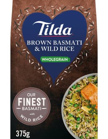 TILDA BLENDS BROWN BASMATI & WILD RICE 375G (SPECIAL OFFER 1 EURO OFF)