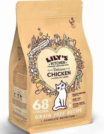 LILY'S KITCHEN DRY FOOD FOR CATS - CHICKEN 800G