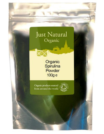 JUST NATURAL ORGANIC SPIRULINA POWDER 100G