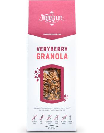 HESTERS LIFE VERY BERRY GRANOLA 320G