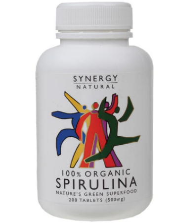 SYNERGY ORGANIC SPIRULINA TABS 200