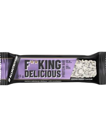 ALLNUTRITION FITKING DELICIOUS PROTEIN BAR COOKIE CREAM 55G