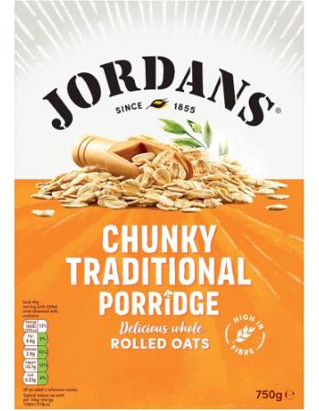 JORDANS CHUNKY TRADITIONAL PORRIDGE 750G