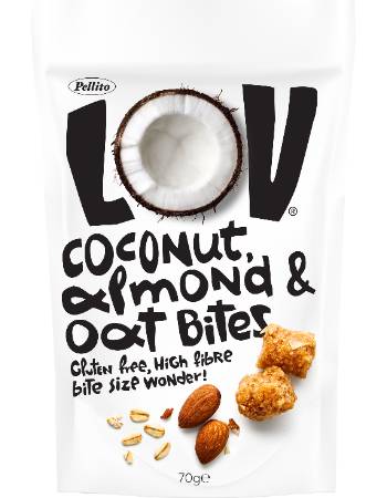 PELLITO LOV OAT BITES 70G | COCONUT & ALMOND