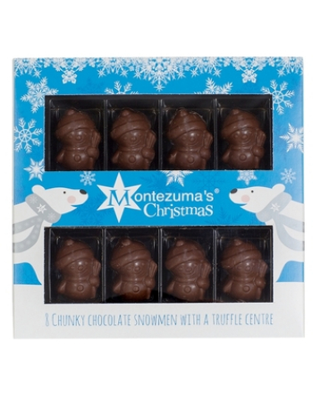 MONTEZUMAS MILK CHOC MOUSSE SNOWMEN