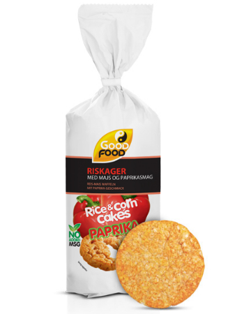 GOOD FOOD PAPRIKA RICE CAKES 145G