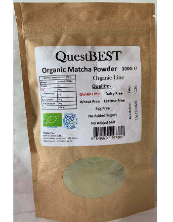 QUESTBEST MATCHA ORGANIC POWDER 100G