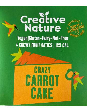 CREATIVE NATURE CARROT CAKE BARS 4X38G
