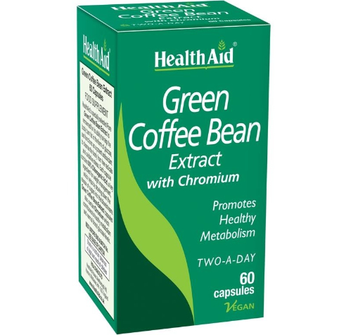 HEALTH AID GREEN COFFEE BEAN 60 CAPSULES