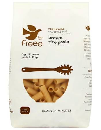 DOVES FARM BROWN TORTIGLIONI PASTA 500G