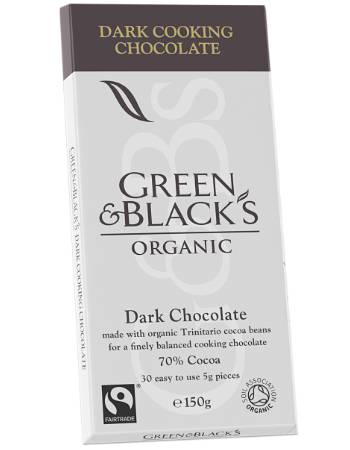 GREEN & BLACKS DARK CHOCOLATE (COOKING) 150G