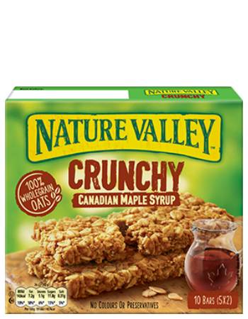 NATURE VALLEY CRUNCHY CANADIAN MAPLE SYRUP (10 BARS)