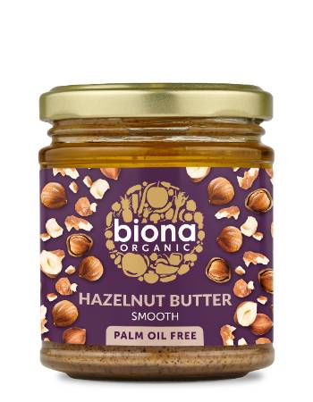 BIONA ORGANIC HAZELNUT BUTTER 170G