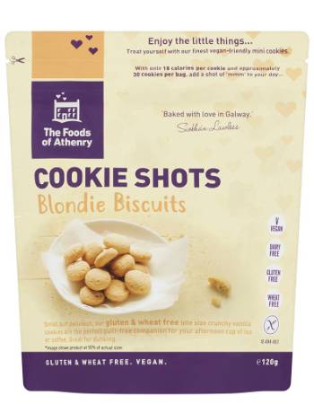THE FOODS OF ATHENRY COOKIE SHOTS 'BLONDIE' 120G