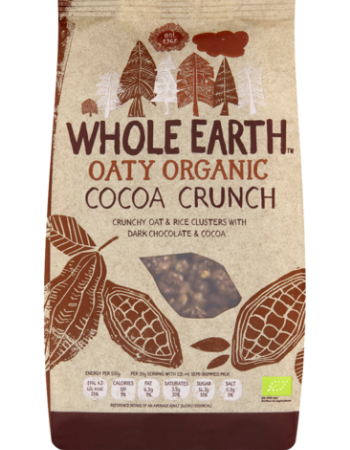 WHOLE EARTH ORGANIC COCOA CRUNCH 375G