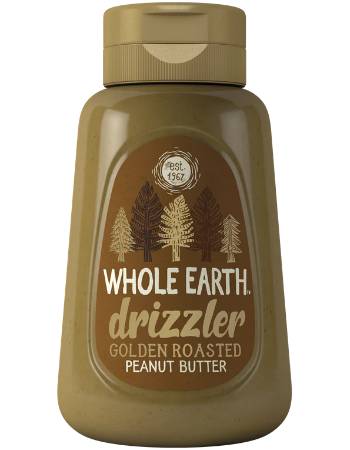 WHOLE EARTH DRIZZLER GOLDEN ROASTED SUPER SMOOTH PEANUT BUTTER 320G