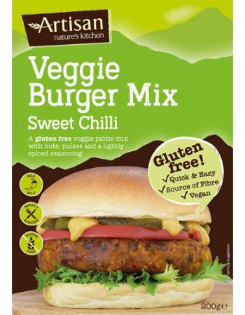 ARTISAN VEGGIE BURGER MIX 200G | SWEET CHILLI