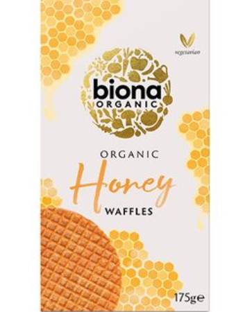 BIONA ORGANIC HONEY WAFFLES 175G