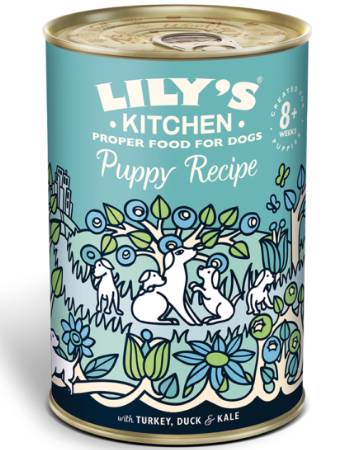 LILY'S KITCHEN PUPPY RECIPE TURKEY & DUCK 400G