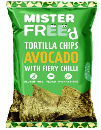 MISTER FREED TORTILLA CHIPS 135G | AVOCADO