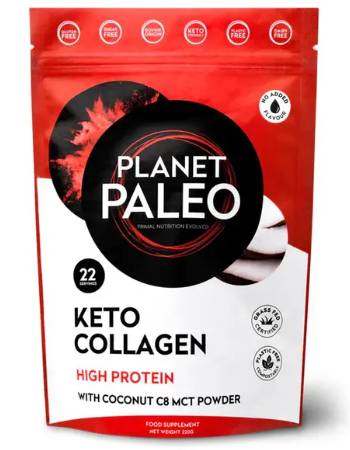 PLANET PALEO KETO COLLAGEN 220G | WITH COCONUT C8 MCT POWDER