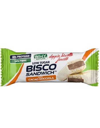 WHY NATURE BISCO SANDWICH CACAO HAZELNUT 45G