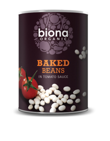 BIONA ORGANIC BAKED BEANS 400G