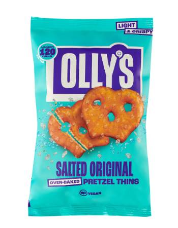 OLLYS OVEN BAKED PRETZEL THINS 35G | SALTED ORIGINAL