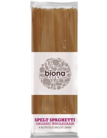 BIONA ORGANIC WHOLEMEAL SPELT SPAGHETTI 495G