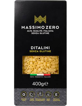 MASSIMO ZERO GLUTEN FREE PASTA DITALINI 400G | 10% OFF