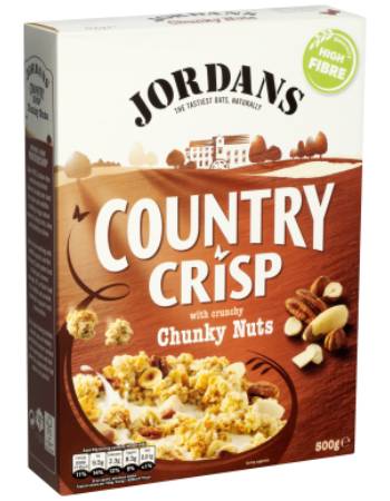 JORDANS COUNTRY CRISP CHUNKY NUTS 500G