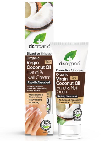 DR ORGANIC COCONUT OIL HAND & NAIL 100ML