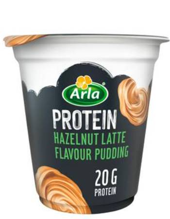 ARLA PROTEIN HAZELNUT LATTE FLAVOUR PUDDING 200G